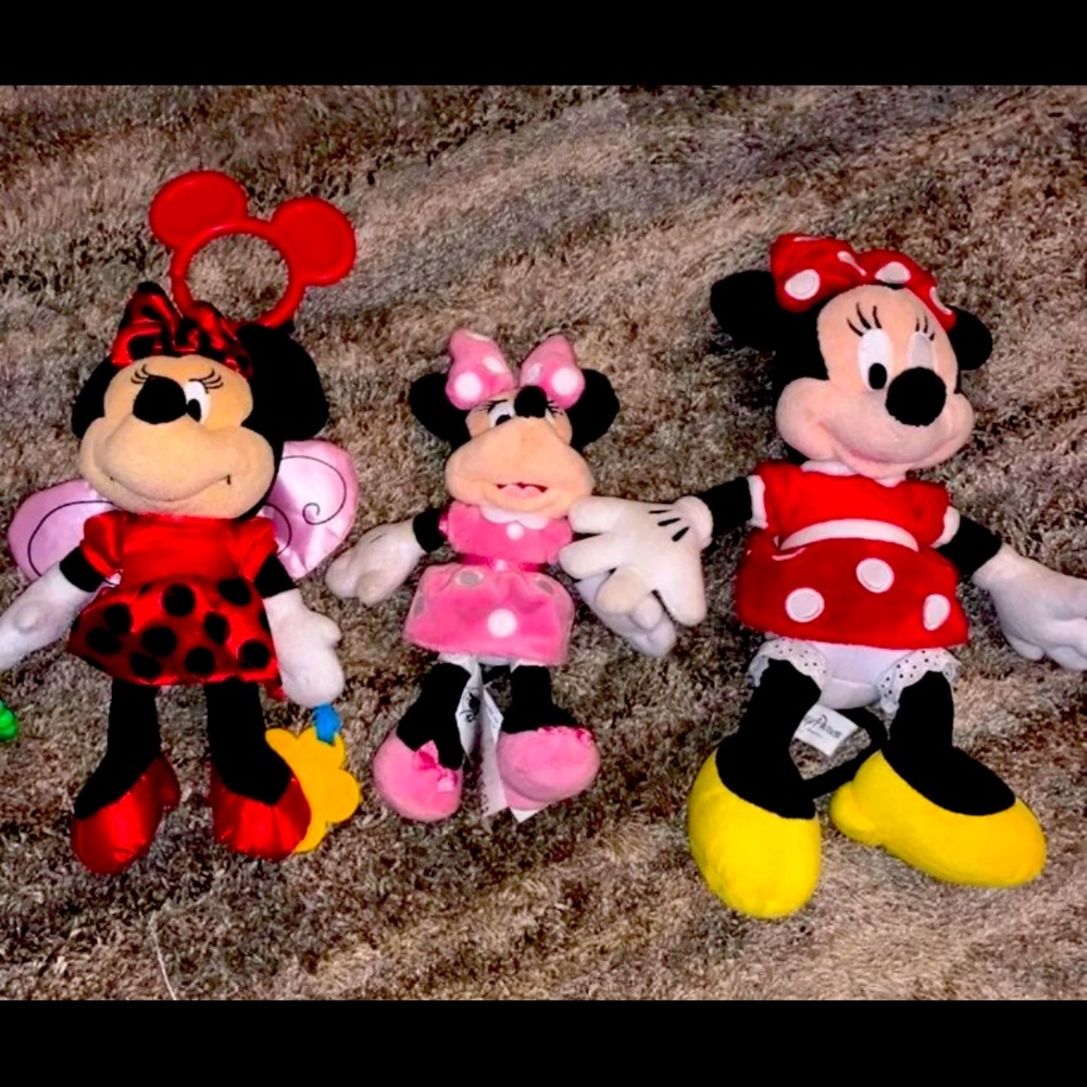 minnie mouse plush toy bundle